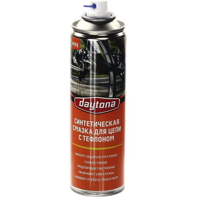 Синтетическая смазка для цепи с тефлоном DAYTONA аэрозоль W0003116