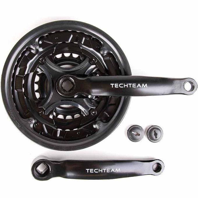 Система TECH TEAM HDL, стальн шатун 170мм квадр, 9/16